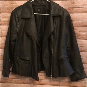 INC leather jacket